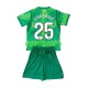 FC Barcelona Doelman Thuis Tenue Kinder Voetbalshirts Dominik Livakovic 25 2026-2027 Korte Mouwen