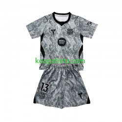 FC Barcelona Doelman Uit Tenue Kinder Voetbalshirts Wojciech Szczesny 13 2026-2027 Korte Mouwen