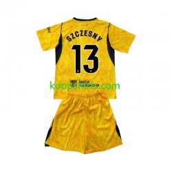 FC Barcelona Doelman Vierde Tenue Kinder Voetbalshirts Wojciech Szczesny 13 2026-2027 Korte Mouwen