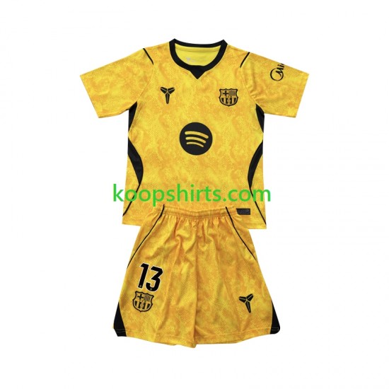 FC Barcelona Doelman Vierde Tenue Kinder Voetbalshirts Wojciech Szczesny 13 2026-2027 Korte Mouwen
