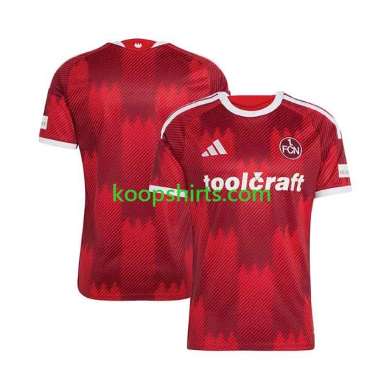 Thuis Tenue Heren Voetbalshirts FC Nurnberg 2026-2027 Korte Mouwen