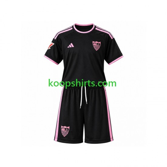 Sevilla FC Derde Tenue Kinder Voetbalshirts 2026-2027 Korte Mouwen