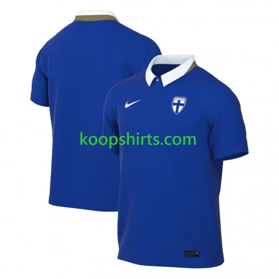 Finland Uit Tenue Heren Voetbalshirts 2026 Korte Mouwen