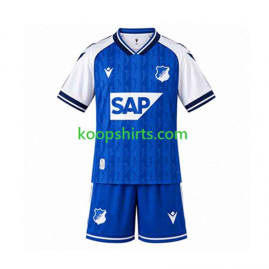 Thuis Tenue Kinder Voetbalshirts Hoffenheim 2026-2027 Korte Mouwen