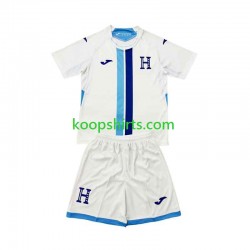 Honduras Thuis Tenue Kinder Voetbalshirts 2026 Korte Mouwen