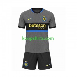 Inter Milan Derde Tenue Kinder Voetbalshirts 2026-2027 Korte Mouwen