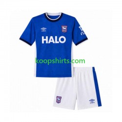 Thuis Tenue Kinder Voetbalshirts Ipswich Town 2026-2027 Korte Mouwen