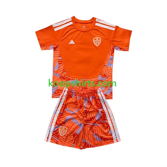 Leeds United Doelman Vierde Tenue Kinder Voetbalshirts 2026-2027 Korte Mouwen