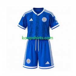 Leicester City Thuis Tenue Kinder Voetbalshirts 2026-2027 Korte Mouwen