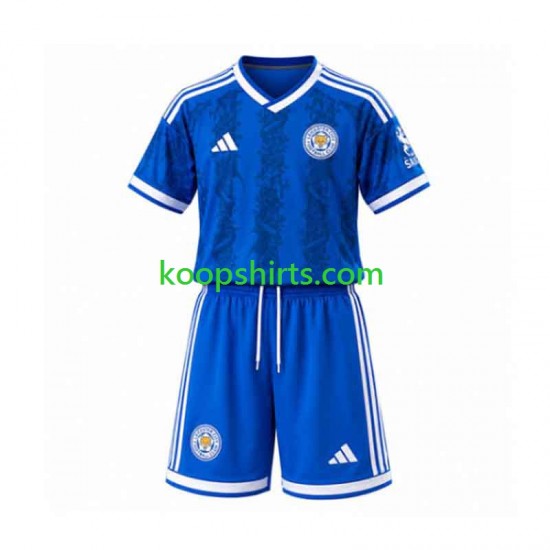 Leicester City Thuis Tenue Kinder Voetbalshirts 2026-2027 Korte Mouwen