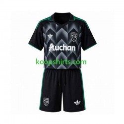 Uit Tenue Kinder Voetbalshirts Lens 2026-2027 Korte Mouwen
