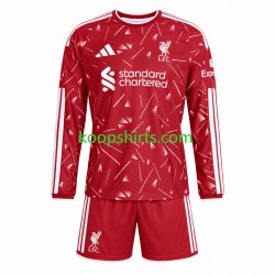 Liverpool Thuis Tenue Kinder Voetbalshirts 2026-2027 Lange Mouwen