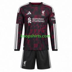 Liverpool Derde Tenue Kinder Voetbalshirts 2026-2027 Lange Mouwen