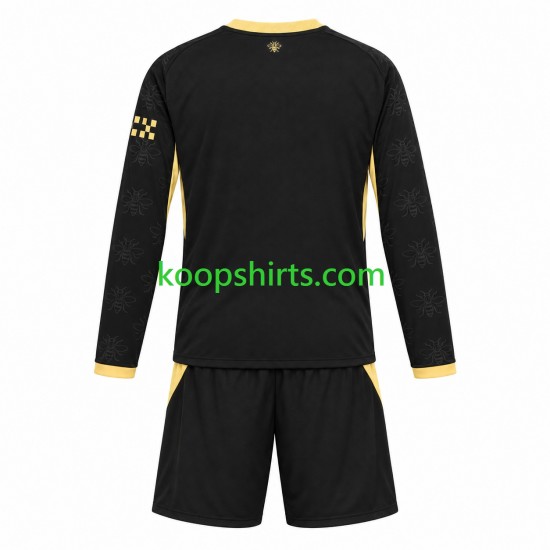 Manchester City Uit Tenue Kinder Voetbalshirts 2026-2027 Lange Mouwen