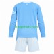 Manchester City Thuis Tenue Kinder Voetbalshirts 2026-2027 Lange Mouwen