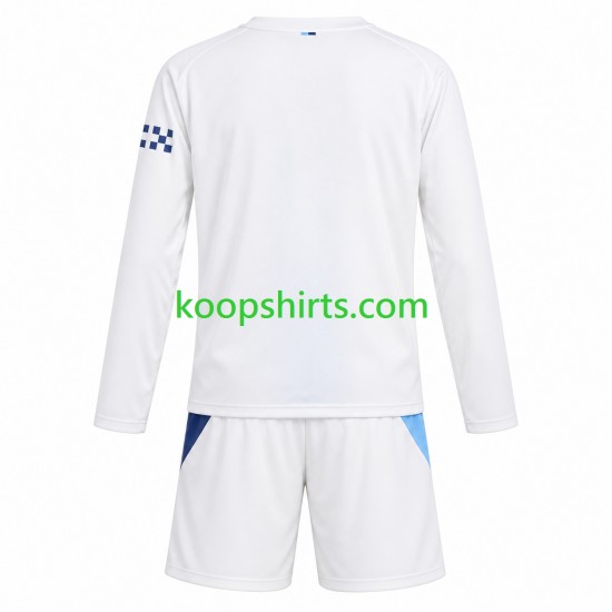 Manchester City Derde Tenue Kinder Voetbalshirts 2026-2027 Lange Mouwen