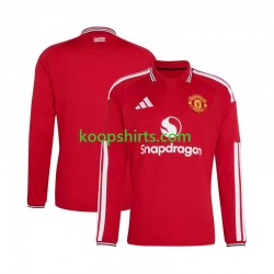 Manchester United Thuis Tenue Heren Voetbalshirts 2026-2027 Lange Mouwen
