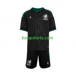 Mexico Derde Tenue Kinder Voetbalshirts 2026 Korte Mouwen