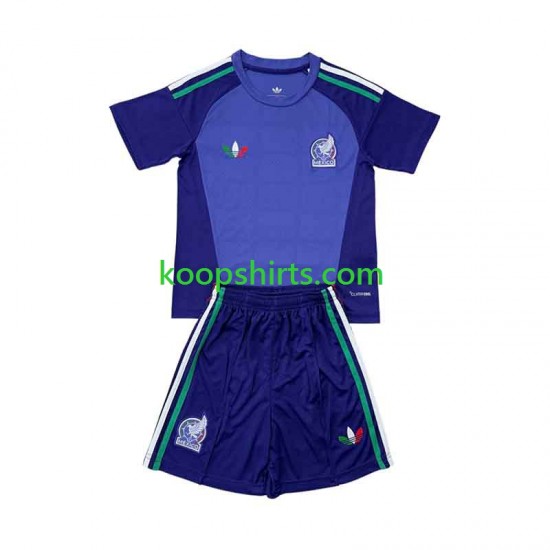 Mexico Doelman Uit Tenue Kinder Voetbalshirts 2026 Korte Mouwen