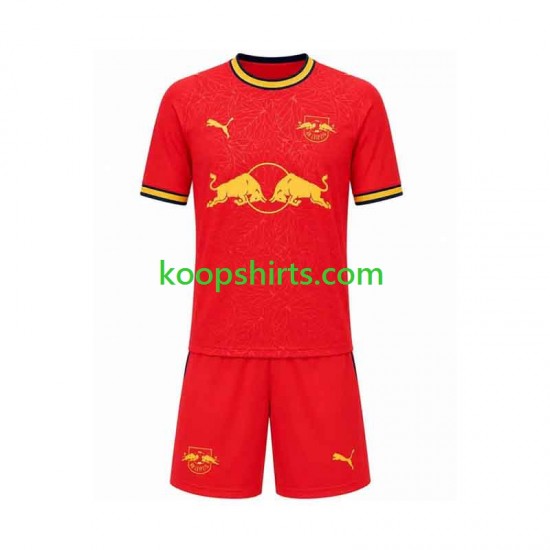 RB Leipzig Uit Tenue Kinder Voetbalshirts 2026-2027 Korte Mouwen