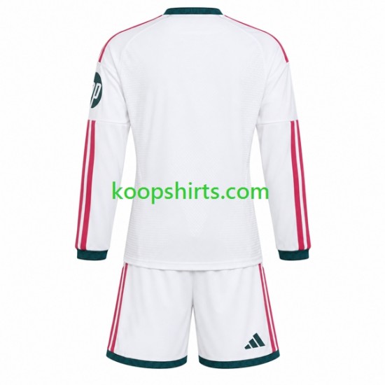 Real Madrid Thuis Tenue Kinder Voetbalshirts 2026-2027 Lange Mouwen