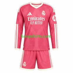 Real Madrid Derde Tenue Kinder Voetbalshirts 2026-2027 Lange Mouwen