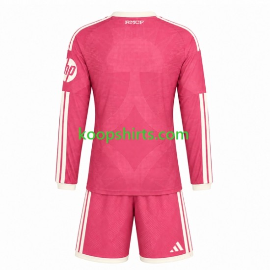 Real Madrid Derde Tenue Kinder Voetbalshirts 2026-2027 Lange Mouwen