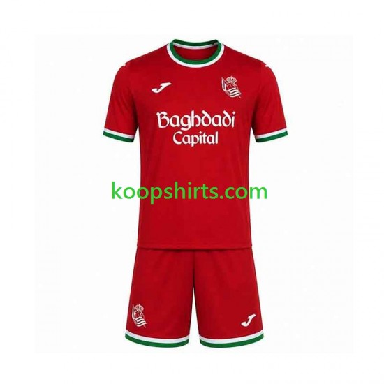 Real Sociedad Derde Tenue Kinder Voetbalshirts 2026-2027 Korte Mouwen