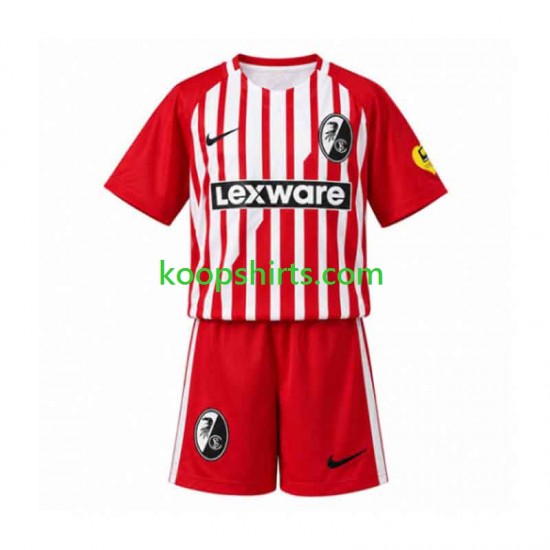 Thuis Tenue Kinder Voetbalshirts SC Freiburg 2026-2027 Korte Mouwen