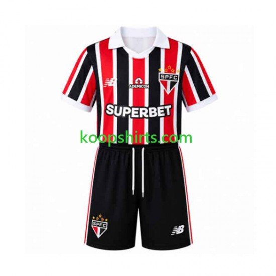 Sao Paulo Uit Tenue Kinder Voetbalshirts 2026-2027 Korte Mouwen