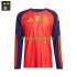 Spanje Thuis Tenue Heren Voetbalshirts 2026-2027 Lange Mouwen