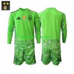 Spanje Doelman Derde Tenue Kinder Voetbalshirts 2026-2027 Lange Mouwen