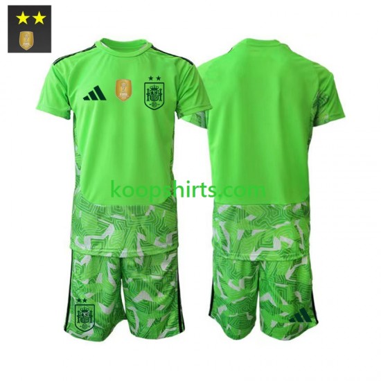 Spanje Doelman Derde Tenue Kinder Voetbalshirts 2026-2027 Korte Mouwen
