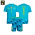 Spanje Doelman Thuis Tenue Kinder Voetbalshirts David Raya 1 2026-2027 Korte Mouwen