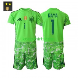 Spanje Doelman Derde Tenue Kinder Voetbalshirts David Raya 1 2026-2027 Korte Mouwen