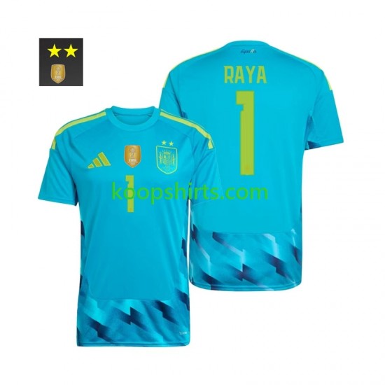 Spanje Doelman Thuis Tenue Heren Voetbalshirts David Raya 1 2026-2027 Korte Mouwen