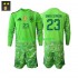 Spanje Doelman Derde Tenue Kinder Voetbalshirts Unai Simon 23 2026-2027 Lange Mouwen
