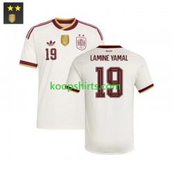 Spanje Uit Tenue Heren Voetbalshirts Lamine Yamal 19 2026-2027 Korte Mouwen