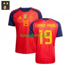 Spanje Thuis Tenue Heren Voetbalshirts Lamine Yamal 19 2026-2027 Korte Mouwen