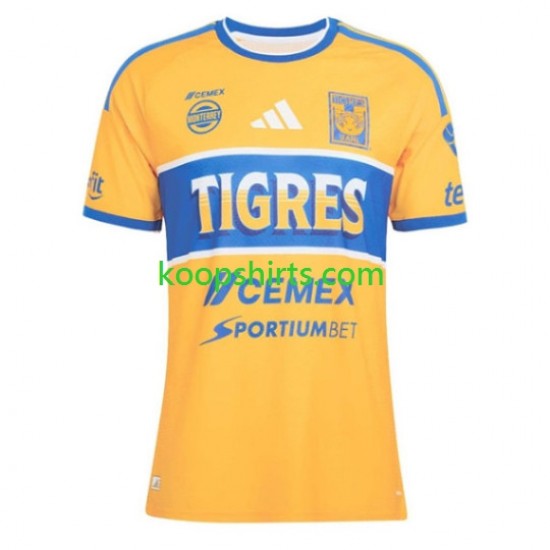 Tigres UANL Thuis Tenue Heren Voetbalshirts 2026-2027 Korte Mouwen