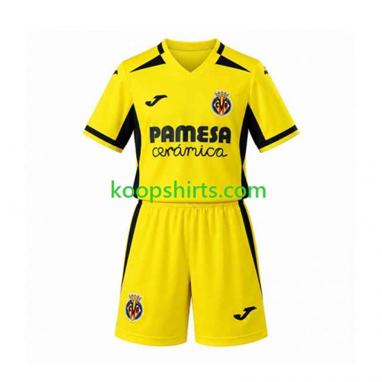 Villarreal CF Thuis Tenue Kinder Voetbalshirts 2026-2027 Korte Mouwen