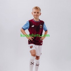 West Ham United Thuis Tenue Kinder Voetbalshirts 2026-2027 Korte Mouwen