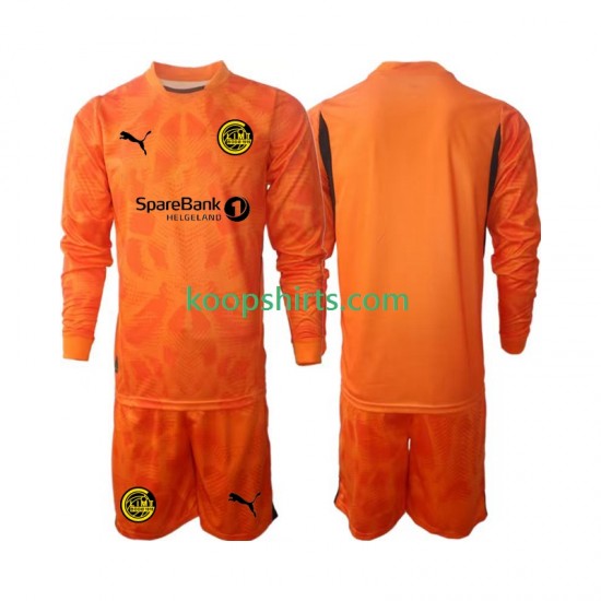 Doelman Uit Tenue Kinder Voetbalshirts FK Bodo Glimt 2025 Lange Mouwen