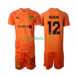 Doelman Uit Tenue Kinder Voetbalshirts FK Bodo Glimt Nikita Haikin 12 2025 Korte Mouwen