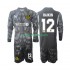 Doelman Thuis Tenue Kinder Voetbalshirts FK Bodo Glimt Nikita Haikin 12 2025 Lange Mouwen