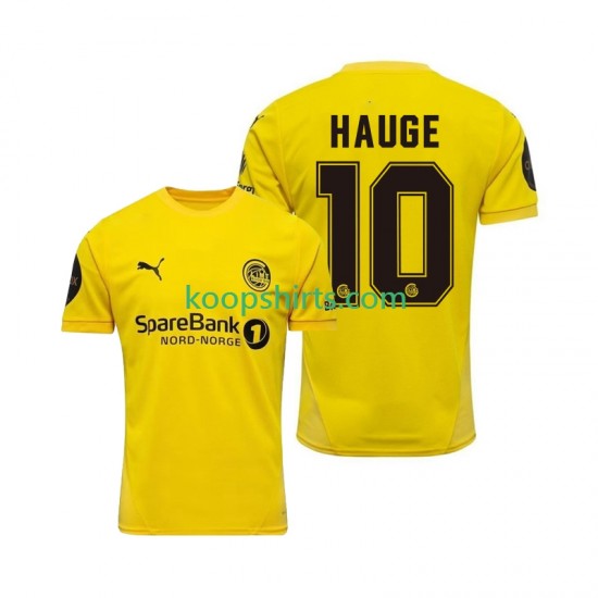 Thuis Tenue Heren Voetbalshirts FK Bodo Glimt Jens Petter Hauge 10 2025 Korte Mouwen