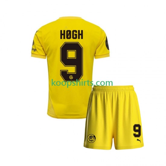 Thuis Tenue Kinder Voetbalshirts FK Bodo Glimt Kasper Hogh 9 2025 Korte Mouwen