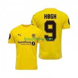 Thuis Tenue Heren Voetbalshirts FK Bodo Glimt Kasper Hogh 9 2025 Korte Mouwen