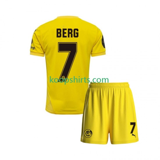 Thuis Tenue Kinder Voetbalshirts FK Bodo Glimt Patrick Berg 7 2025 Korte Mouwen