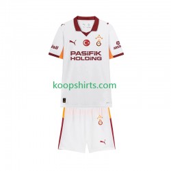 Galatasaray Uit Tenue Kinder Voetbalshirts 2025-2026 Korte Mouwen